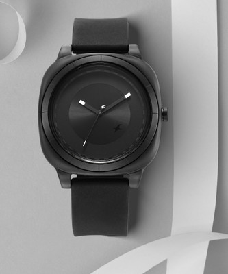 Fastrack Hype All Black Analog Watch  - For Men & Women