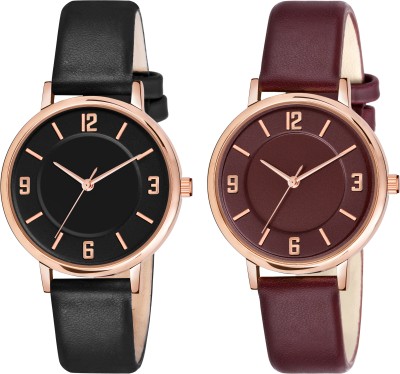 DREALEX Combo Set of 2 Formal Analog Watch  - For Women