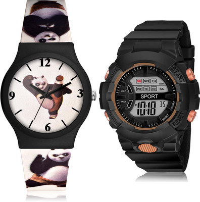 TIMETRANSELEVATE CM727-DG33 Analog-Digital Watch  - For Boys