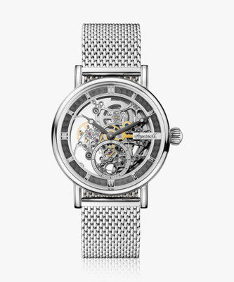 Ingersoll I00405B Automatic Grey Skeleton Dial With Lifetime Warranty Analog Watch  - For Men