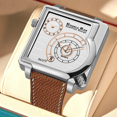 DoubleRun Analog Watch  - For Men