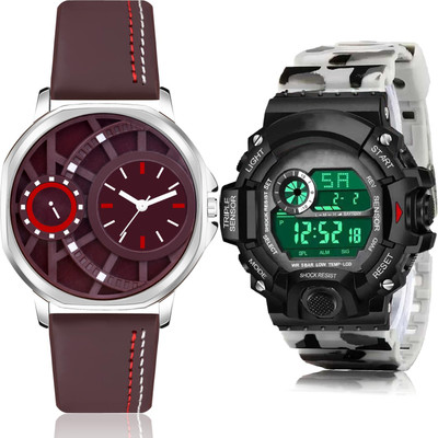 TIMOXIDE BM46-BC23 Analog-Digital Watch  - For Men