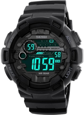 SKMEI 1243 Black Chronograph  Digital Watch  - For Men