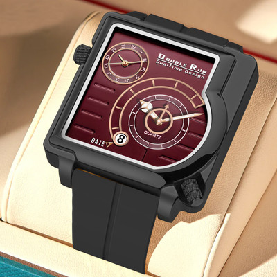 DoubleRun Analog Watch  - For Men