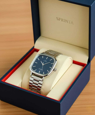Sprinta Premium quality Steel square dial quartz movement durability stylish design Premium quality Steel square dial quartz movement durability stylish design Analog Watch  - For Men & Women