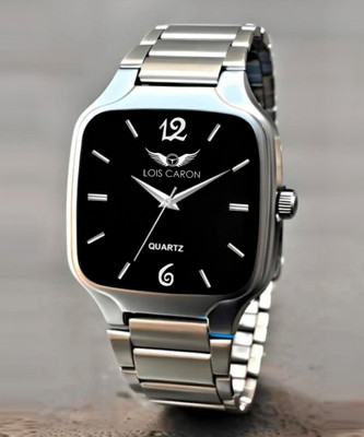 LOIS CARON LCS-4297 Elegant Silver Square Analog Quartz Analog Watch  - For Men