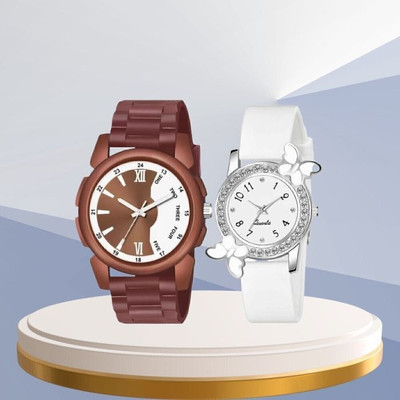 MAHAVIRA COLLECTION Couple Combo Valentine Couple Watch Analog Watch  - For Couple
