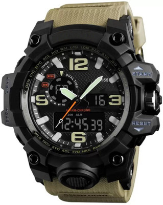 Felizer Sk1155 Men Sport Military Series 1155 Analogue Digital Waterproof Chrono Analog-Digital Watch  - For Men
