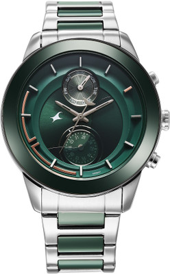 Fastrack Oceanyx - Ceramic Fastrack Oceanyx - Ceramic Quartz Green Round Dial Men's Watch / Analog Watch  - For Men