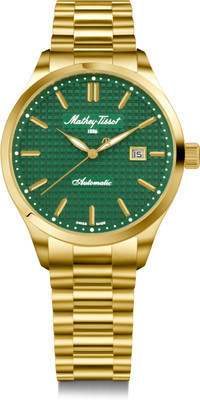 Mathey-Tissot H411ATPV Swiss Made Urban Automatic Green Dial Analog Watch  - For Men