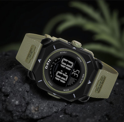 DZH 1155 Multi-Functions LED Digital Watch  - For Men & Women