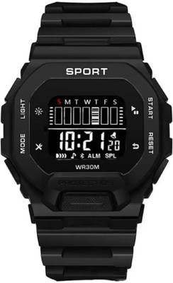 Florida Silicone Strap Hybrid Multi Function Working Premium Quality Digital Watch  - For Men