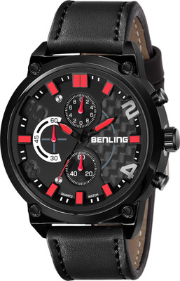 Benling Benling Chronograph Watch for Men Leatherette Chronograph Watch for Men Analog Watch  - For Men