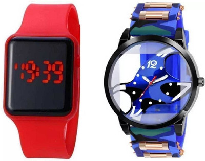 VISER Analog-Digital Watch  - For Couple