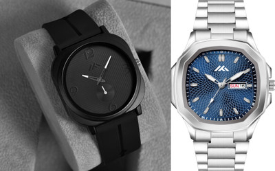 Comapct Entarprise Limited Day/Date Functioning Series Square Dial Blue Boys Watch Analog Watch MT_820_170*_MT_902_watch1299 Analog Watch Analog Watch  - For Men