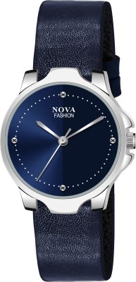 NOVA Women leather Strap watch Women & Girls Leather Strap Watch Analog Watch  - For Boys & Girls