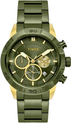TIMEX Chronograph Green Dial Analog Watch  - For Men