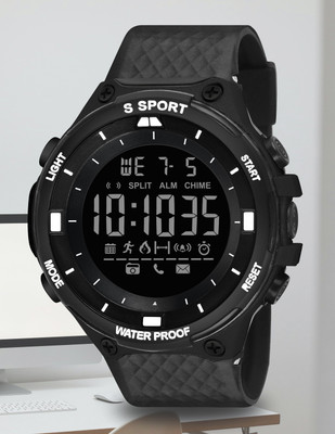 Harbor H 9084 02 Trendy Black Sports Watch for Boys with Analog and Digital Display Digital Watch  - For Boys