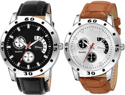 YUKAX & Leather Strap Premium Watch For Boys & men Analog Watch  - For Men