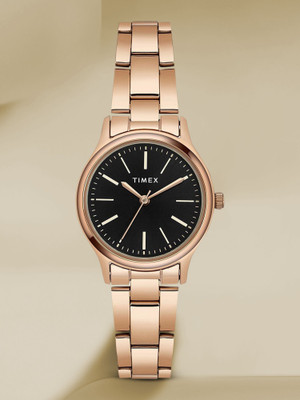 TIMEX Black Dial Analog Watch  - For Women
