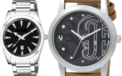 TVILLA Black Dial Date Function MZ-LR148 Analog Watch  - For Men
