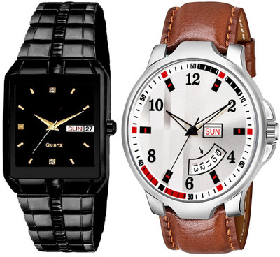 Caihong Black-Case-BRN-8 Analog Watch  - For Men