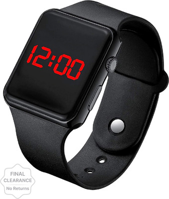 BOOMFIRE SQUARE LED WATCH Square Case Series Digital Watch  - For Boys & Girls