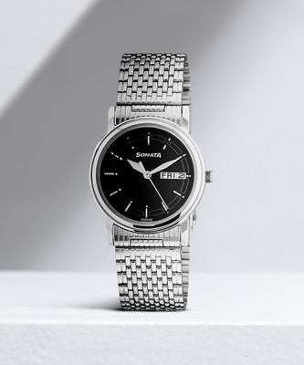 SONATA NP11418100SM01 SO pair Analog Watch  - For Couple