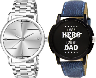 Naavli LR07_Combo_LR119 Analog Watch  - For Men & Women