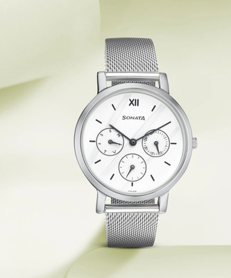 SONATA NP8164SM02 Busy Bees 2.0 Analog Watch  - For Women