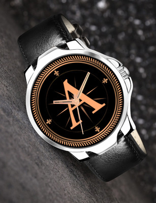 PRATHSY ALPHA-A-3K-SIL-BLK-L-2 Analog Watch  - For Men