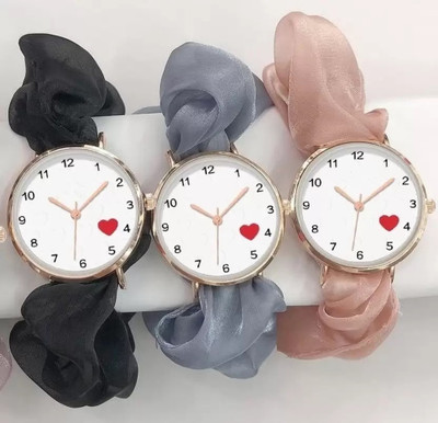 MADDELENA Scrunchies Watch With Classic and Unique Scrunchies Strap Analog Watch  - For Girls
