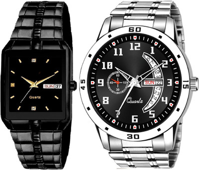 Caihong Black-Case-SLV-1 Analog Watch  - For Men