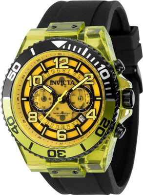 INVICTA 44377 Speedway Analog Yellow Dial Analog Watch  - For Men