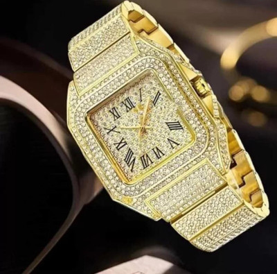SALESFASHIONS Diamond Watch For Men's DIAMOND SERIES Analog Watch  - For Men