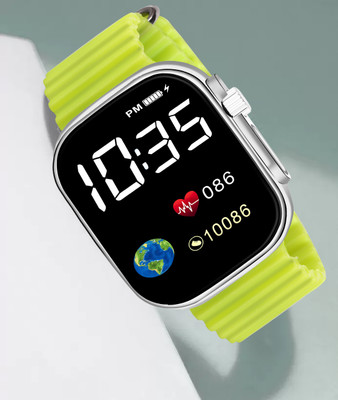 FADISO Trendy Smart Attractive Big Display Square Ultra watch for UNISEX Digital Watch  - For Boys & Girls