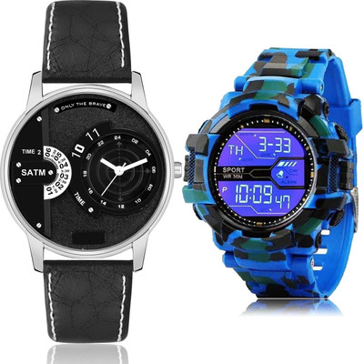 TIMOXIDE BM37-BC16 Analog-Digital Watch  - For Men