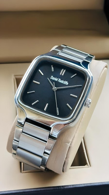 Daniel Radcliffe DRM0028 Premium Quality Rectangle Shape Smooth Adjustable Chain Analog Watch  - For Men
