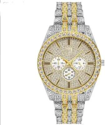 GooodTime Dimond iik golden 003 Dimond iik golden 003 analog Analog Watch  - For Men