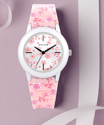 SONATA Floral Upgrade Analog Watch  - For Women