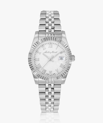 Mathey-Tissot D810ABR Mathy Iii Roman Swiss Made Silver Dial Analog Watch  - For Women