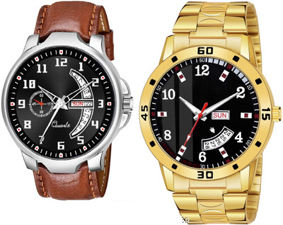 Caihong BRN-1-AND-Gold-7 Analog Watch  - For Men