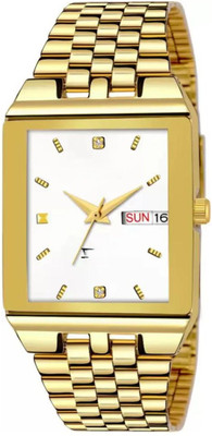 Agg traders AT113 New trending attractive date display rectangle dial analog watch Analog Watch  - For Men & Women