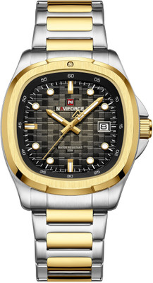 NAVlFORCE NF9240_S/B/G Analog Watch  - For Men