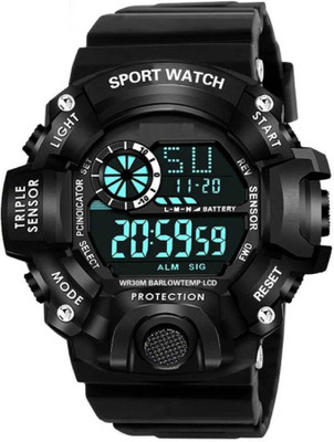 YUKAX Waterproof & Shockproof Sport Branded Fab Watch Digital Watch  - For Men