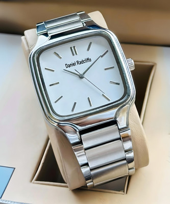 Daniel Radcliffe DRM0028 Premium Quality Rectangle Shape Smooth Adjustable Chain Analog Watch  - For Men