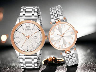 LORENZ AM-14A Lorenz Premium Collection of Couple Watch Combo AM-14A Analog Watch  - For Couple