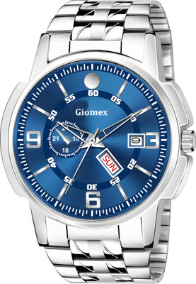 Giomex Katori Blue Chain Premium Addition Analog Watch  - For Men