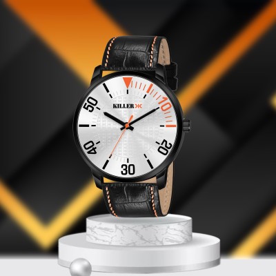 KILLER KL-9404-ORANGE Big Dial Analog Watch  - For Men