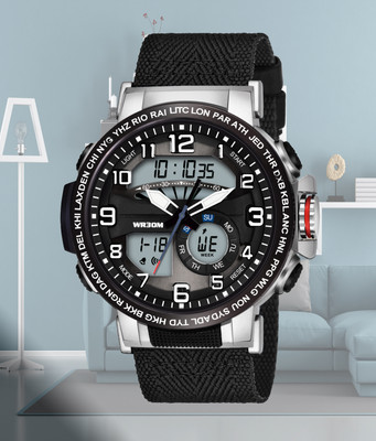 Harbor 1001 Black Analog-Digital Watch  - For Men
